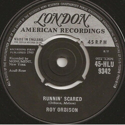 Roy Orbison Runnin' Scared VINYL 7" USED