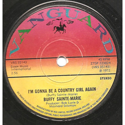 Buffy Sainte-Marie I'm Gonna Be A Country Girl Again Vinyl 7" USED