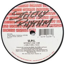 UPI Without Love USED VINYL 12INCH 33 S RPM