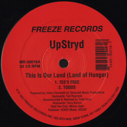 UpStryd This Is Our Land (Land Of Hunger) VINYL 12" USED