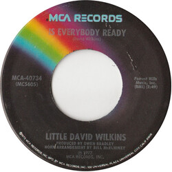 Little David Wilkins Is Everybody Ready USED VINYL 7INCH 45 RPM SINGLE