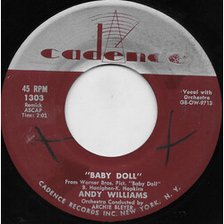 Andy Williams Baby Doll USED VINYL 7INCH 45 RPM