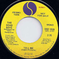 The Dead Boys Tell Me USED VINYL 7INCH 45 RPM SINGLE MONO STEREO PROMO