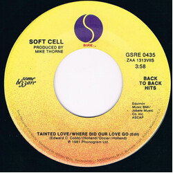 Soft Cell Tainted Love / Where Did Our Love Go / What! USED VINYL 7INCH