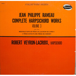 Jean-Philippe Rameau Complete Harpsichord Works Volume 3 Vinyl LP USED