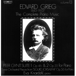 Edvard Grieg / Eva Knardahl The Complete Piano Music Volume 13 Vinyl LP USED