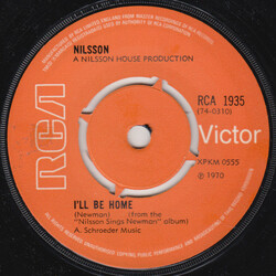 Harry Nilsson I'll Be Home USED VINYL 7INCH 45 RPM SINGLE