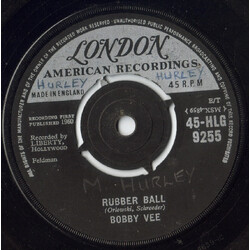 Bobby Vee Rubber Ball / Everyday USED VINYL 7INCH 45 RPM