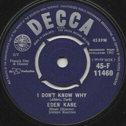 Eden Kane I Don't Know Why / Music For Strings Vinyl 7" USED