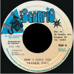 Frankie Paul How I Love You Vinyl 7" USED