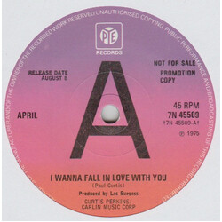 April (21) I Wanna Fall In Love With You Vinyl 7" USED