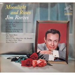 Jim Reeves Moonlight And Roses Vinyl LP USED