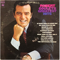 Robert Goulet Robert Goulet's Greatest Hits Vinyl LP USED