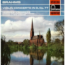 Johannes Brahms / Herman Krebbers / Het Brabants Orkest / Hein Jordans Violin Concerto In D, Op. 77 Vinyl LP USED