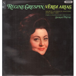 Régine Crespin / Georges Prêtre / Orchestre Du Conservatoire de Paris Verdi Arias Vinyl LP USED