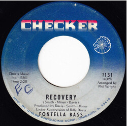 Fontella Bass Recovery USED VINYL 7INCH 45 RPM