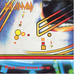 Def Leppard Pour Some Sugar On Me Vinyl 7" USED