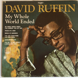 David Ruffin My Whole World Ended Vinyl LP USED