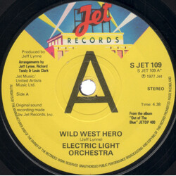 Electric Light Orchestra Wild West Hero USED VINYL 7INCH 45 RPM SINGLE STEREO