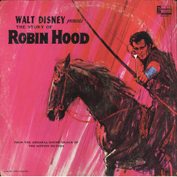 Dal McKennon The Story Of Robin Hood Vinyl LP USED
