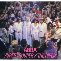 ABBA Super Trouper / The Piper USED VINYL 7INCH SINGLE 45 RPM