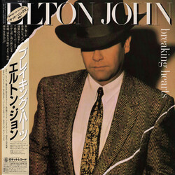 Elton John Breaking Hearts Vinyl LP USED