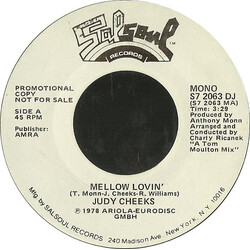 Judy Cheeks Mellow Lovin' USED VINYL 7INCH 45 RPM PROMO STEREO MONO