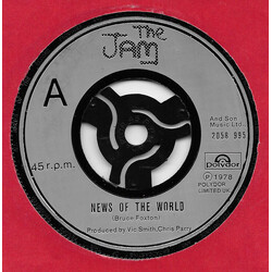 The Jam News Of The World USED VINYL 7INCH 45 RPM