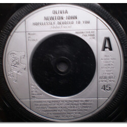 Olivia Newton-John Hopelessly Devoted To You USED VINYL 7INCH 45 RPM SINGLE