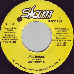 Anthony B Jail House USED VINYL 7INCH 45 RPM