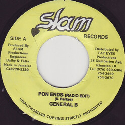 General B Pon Ends USED VINYL 7INCH 45 RPM