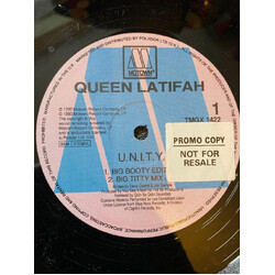 Queen Latifah U.N.I.T.Y. USED VINYL 12INCH 33 S RPM PROMO