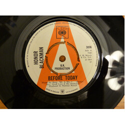 Honor Blackman Before Today USED VINYL 7INCH 45 RPM PROMO