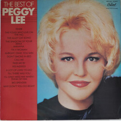 Peggy Lee The Best Of Peggy Lee Vinyl LP USED