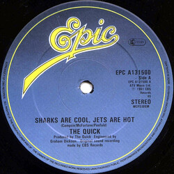 The Quick Sharks Are Cool, Jets Are Hot VINYL 12" USED