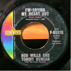 Bob Wills & Tommy Duncan / Bob Wills & His Texas Playboys I'm Crying My Heart Out / Siesta USED VINYL 7INCH 45 RPM