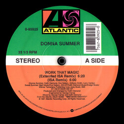 Donna Summer Work That Magic USED VINYL 12INCH 33 S RPM