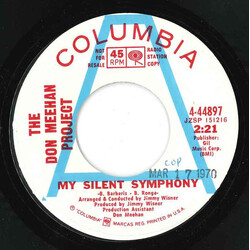 The Don Meehan Project My Silent Symphony USED VINYL 7INCH 45 RPM SINGLE PROMO