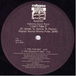 Rasoir / Darryn Payne I Can't Take It USED VINYL 12INCH 33 S RPM