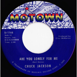 Chuck Jackson Are You Lonely For Me Baby / Your Wonderful Love USED VINYL 7INCH 45 RPM SINGLE