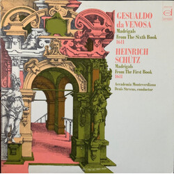 Carlo Gesualdo / Accademia Monteverdiana Madrigals from the Sixth Book - Schutz: Madrigals from the First Book Vinyl LP USED