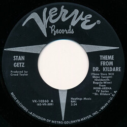 Stan Getz Theme From Dr. Kildare  (Three Stars Will Shine Tonight) / Desafinado USED VINYL 7INCH 45 RPM SINGLE