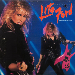 Lita Ford Dancin' On The Edge Vinyl LP USED
