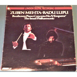 Ludwig van Beethoven / Radu Lupu / Israel Philharmonic Orchestra / Zubin Mehta Klavierkonzert Nr. 5 Es-dur, Op. 73 Vinyl LP USED