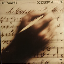 Joe Zawinul Concerto Retitled Vinyl LP USED