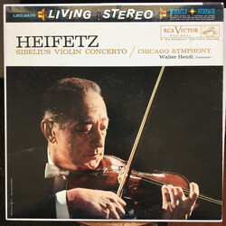 Jean Sibelius / Jascha Heifetz / Walter Hendl / The Chicago Symphony Orchestra Violin Concerto In D Minor, Op. 47 Vinyl LP USED
