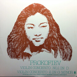 Sergei Prokofiev / Kyung-Wha Chung / The London Symphony Orchestra / André Previn Violin Concerto No. 1 In D / Violin Concerto No. 2 In G Minor Vinyl 