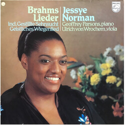 Johannes Brahms / Jessye Norman / Geoffrey Parsons (2) / Ulrich von Wrochem Lieder Incl. Gestillte Sehnsucht  Geistliches Wiegenlied Vinyl LP USED