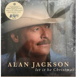 Alan Jackson (2) Let It Be Christmas Vinyl LP USED