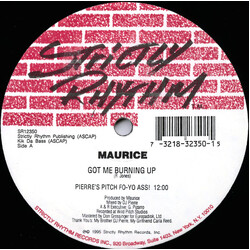 King Maurice Got Me Burning Up USED VINYL 12INCH 33 S RPM
